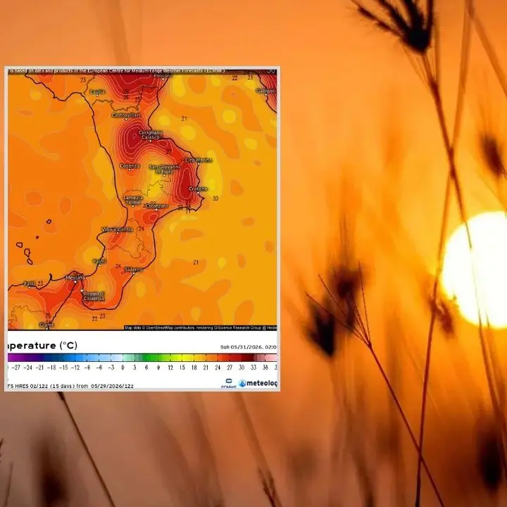 Temporali in archivio, in Calabria torna l’estate con temperature fino a 31 gradi nel weekend: ecco dove\n