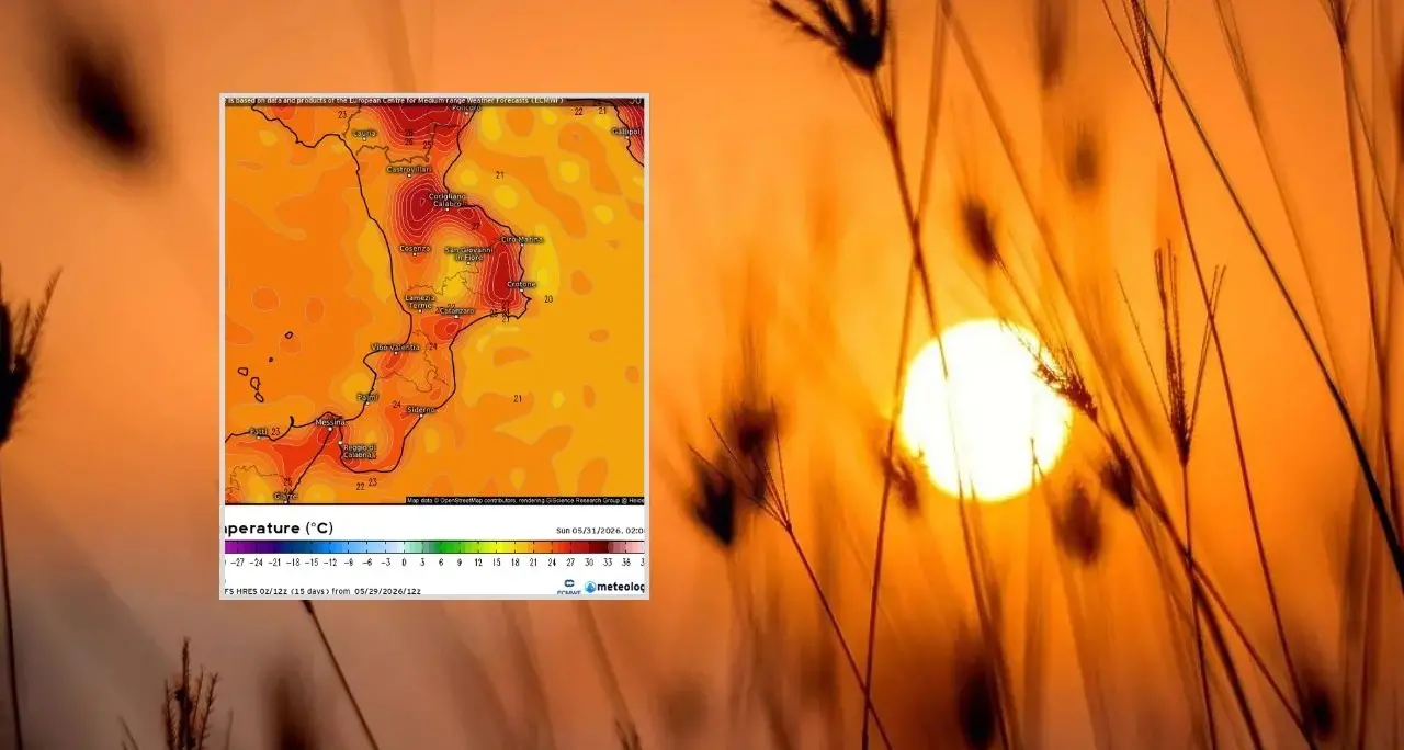 Temporali in archivio, in Calabria torna l’estate con temperature fino a 31 gradi nel weekend: ecco dove\n