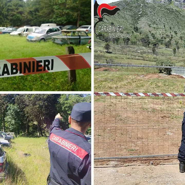 Morano Calabro, scoperto “cimitero” di auto abbandonate