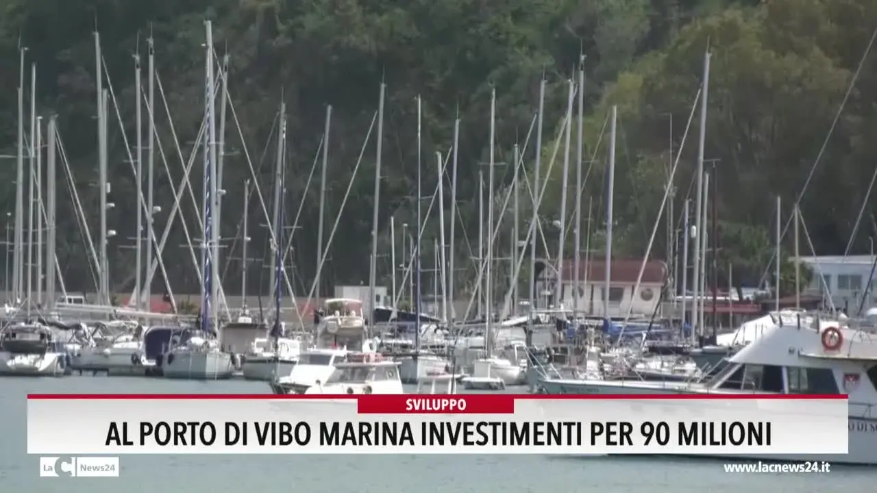Al porto di Vibo marina investimenti per 90 milioni