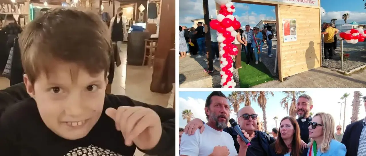 Lungomare di Gioia Tauro, inaugurato il campo di bocce in memoria del piccolo Karol. La mamma: «È come se lui fosse qui con noi»\n