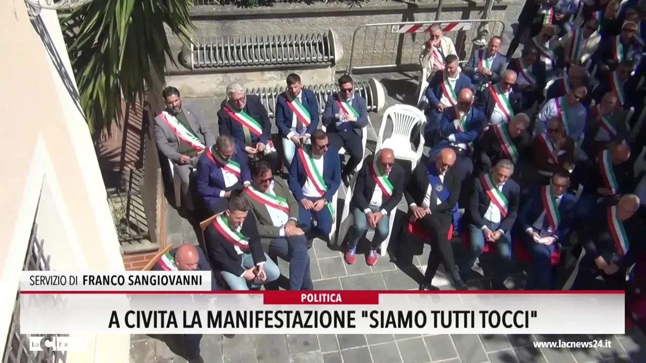 A Civita la manifestazione \"Siamo tutti Tocci\"
