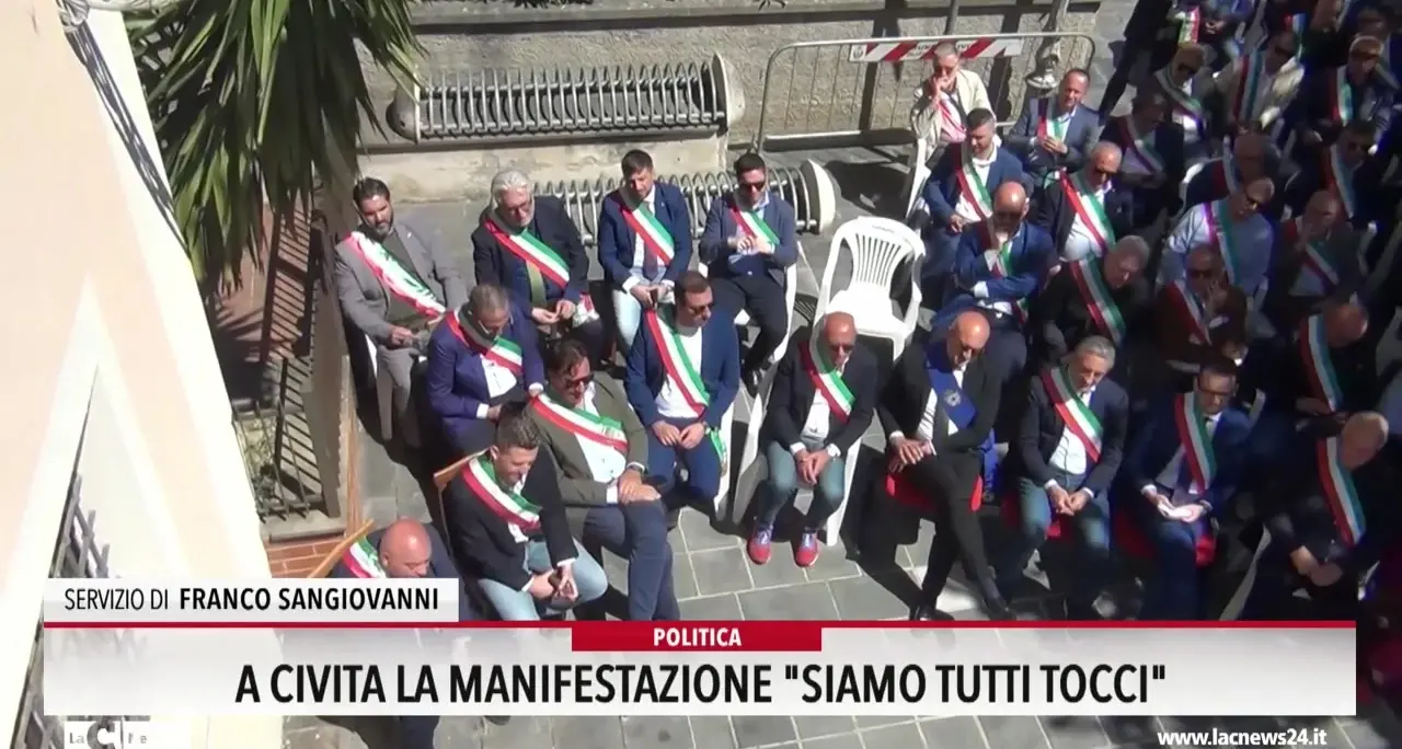 A Civita la manifestazione \"Siamo tutti Tocci\"