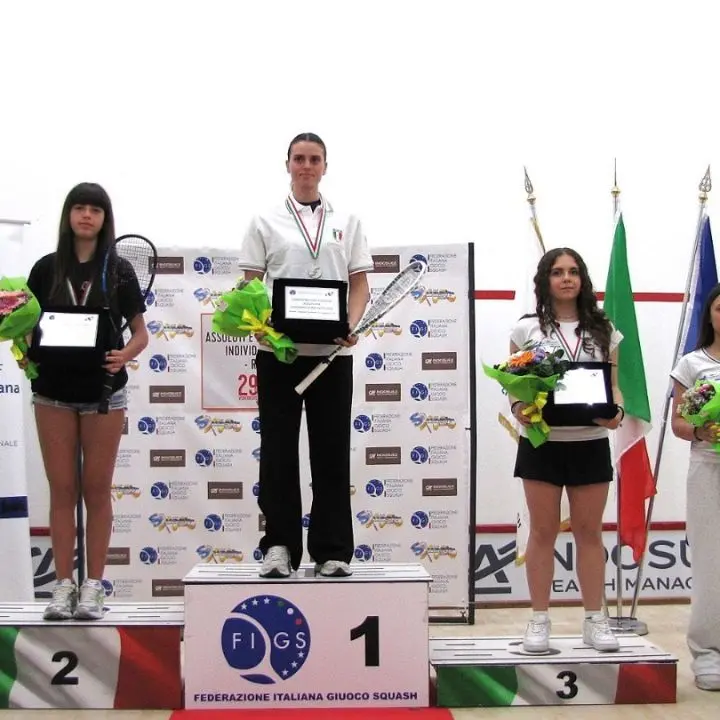 Farneti e Tartarone campioni italiani a Rende negli assoluti di squash\n