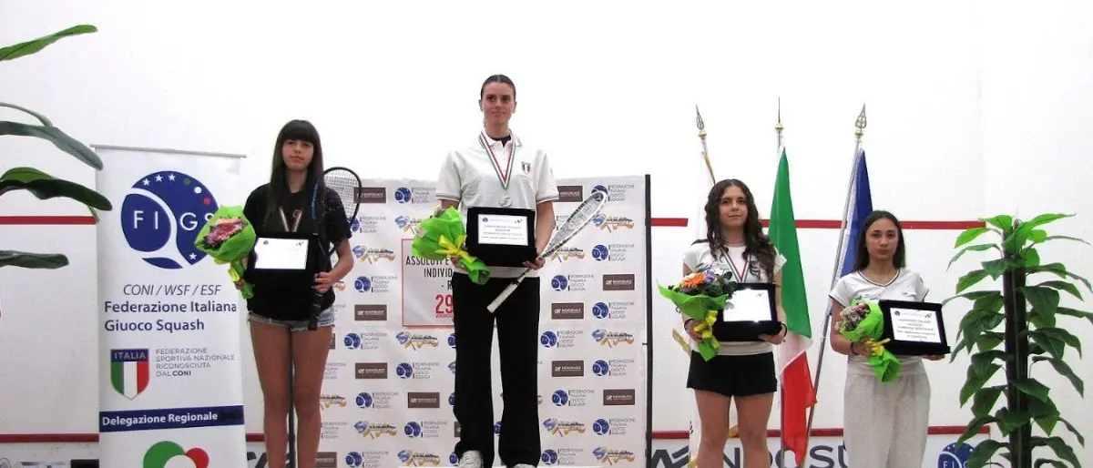 Farneti e Tartarone campioni italiani a Rende negli assoluti di squash\n