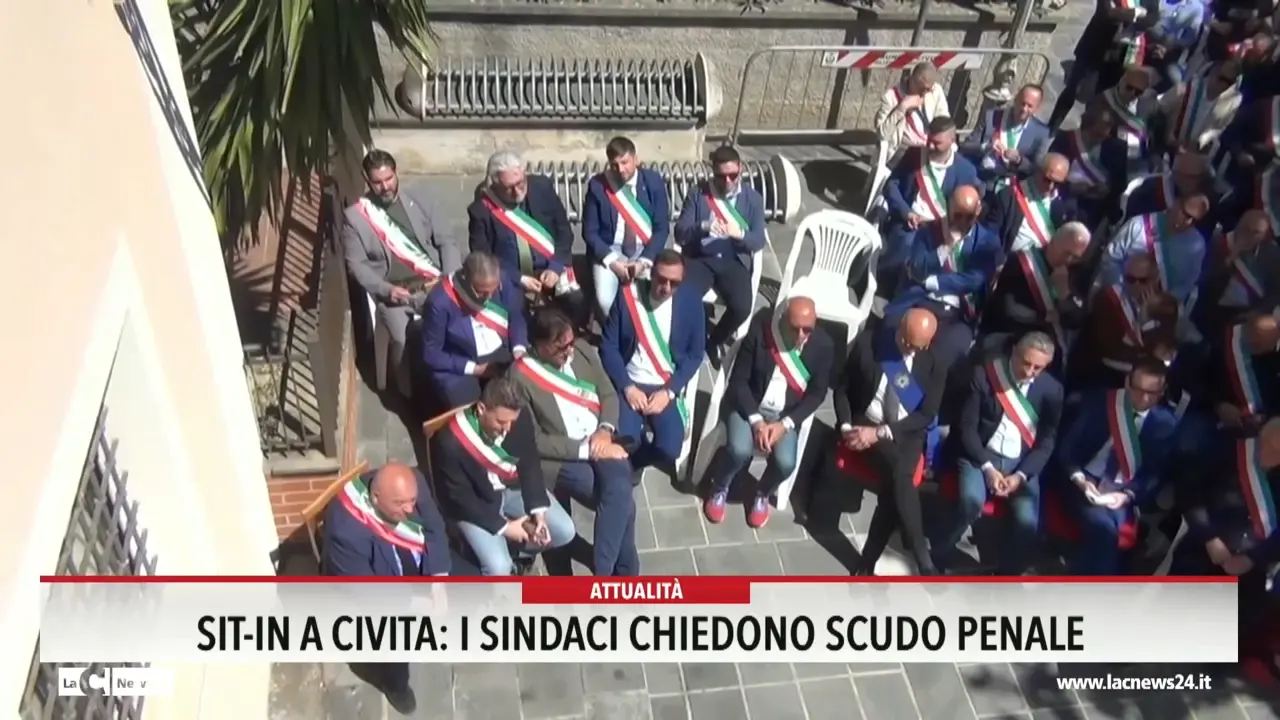 Sit in a Civita: i sindaci chiedono scudo penale