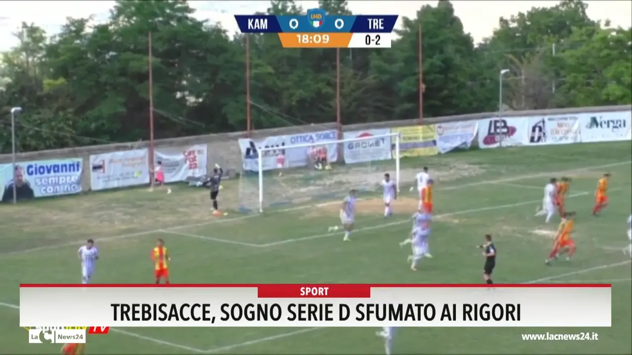Trebisacce, sogno Serie D sfumato ai rigori