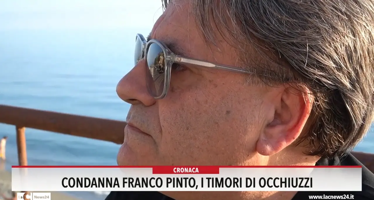 Condanna Franco Pinto, i timori di Occhiuzzi