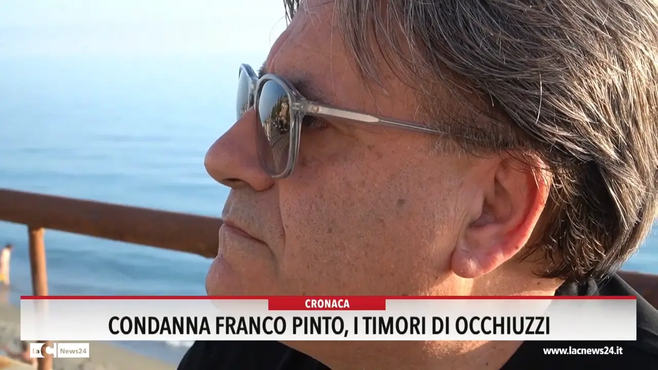 Condanna Franco Pinto, i timori di Occhiuzzi