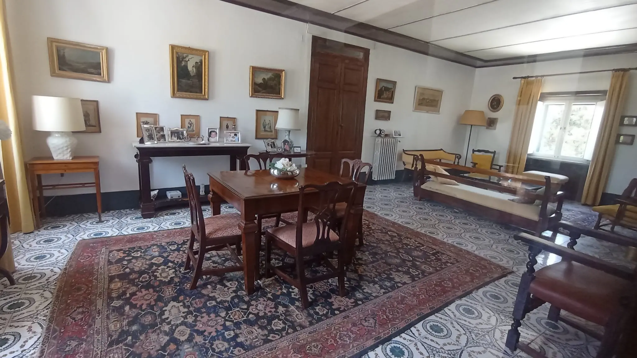 L'interno della dimora storica