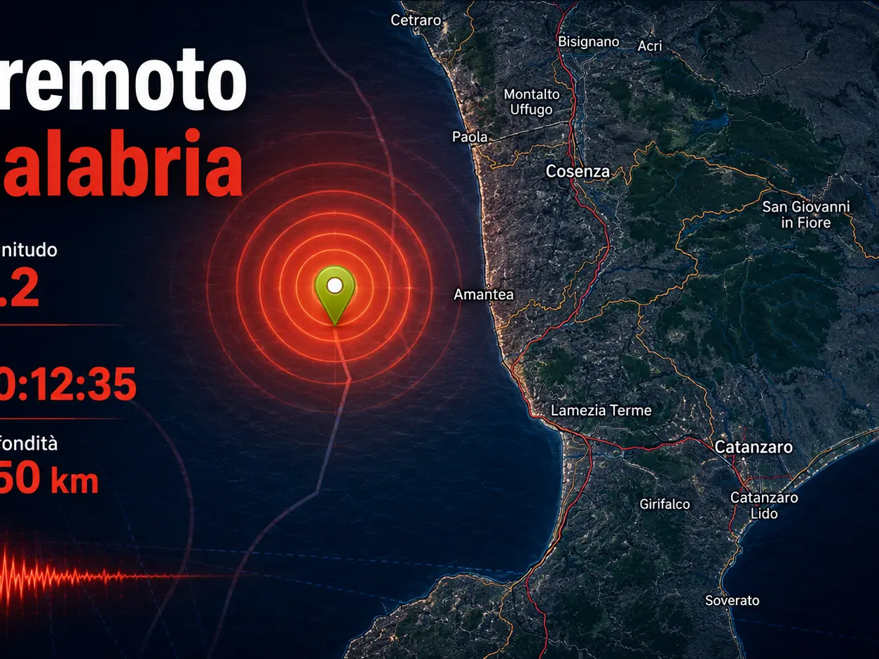 Il terremoto in Calabria generato da una scossa di subduzione | DI CHE SI TRATTA