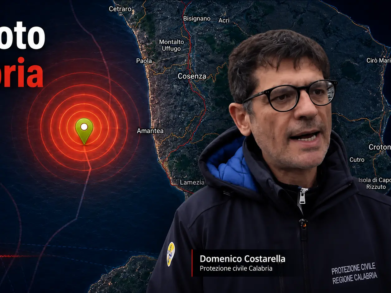 Terremoto in Calabria, Costarella (Prociv): «Tanta paura, gente in strada ma niente danni. Profondità decisiva»