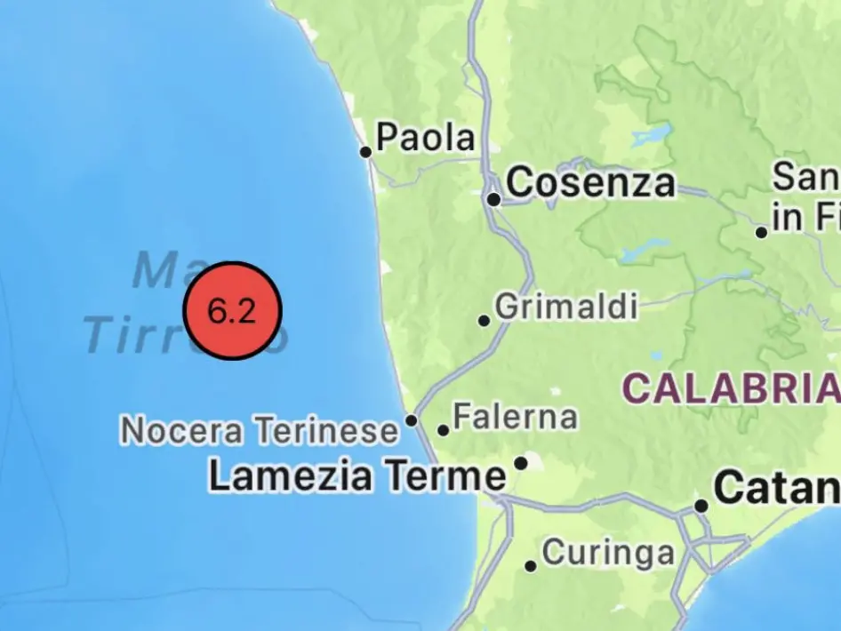 Sciame sismico nel Cosentino dopo la scossa di magnitudo 6.1: terremoti tra Acri, Cosenza e Panettieri