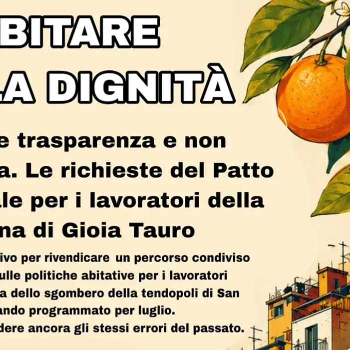 A Reggio\u00A0sit in per una accoglienza dignitosa dei lavoratori braccianti della Piana di Gioia Tauro\n