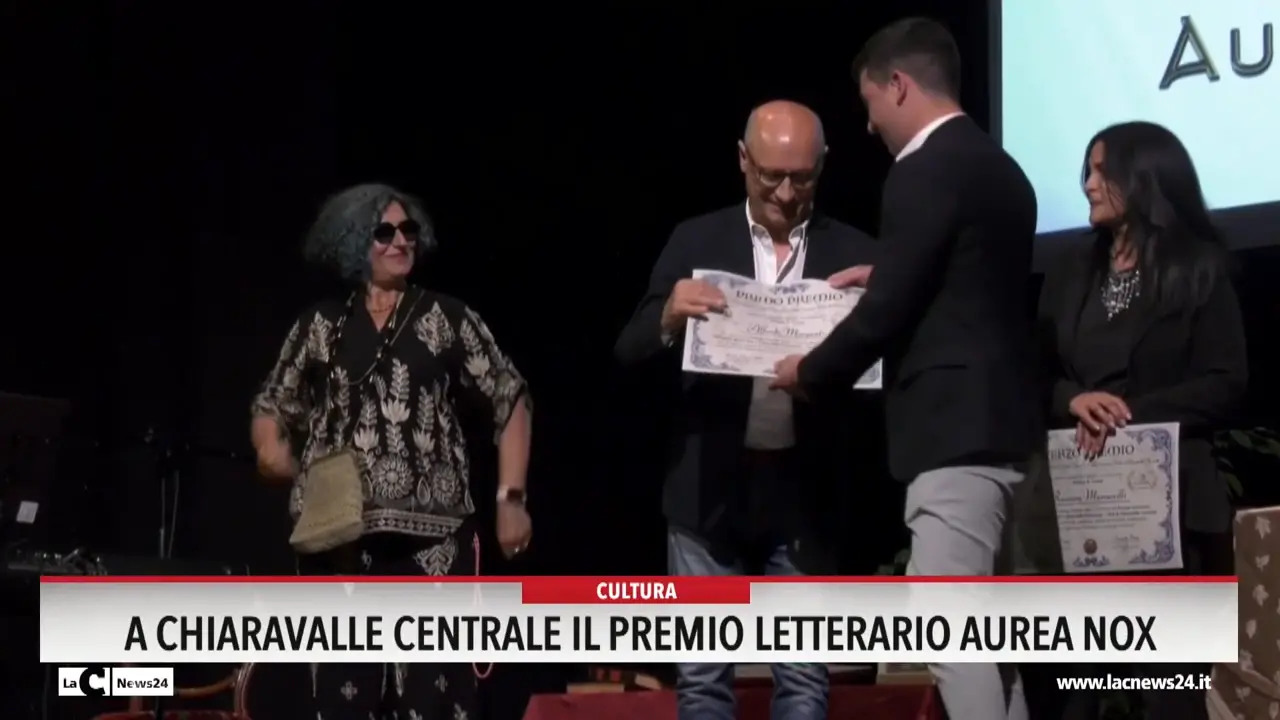A Chiaravalle Centrale il premio letterario Aurea Nox