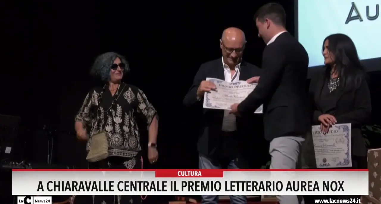 A Chiaravalle Centrale il premio letterario Aurea Nox
