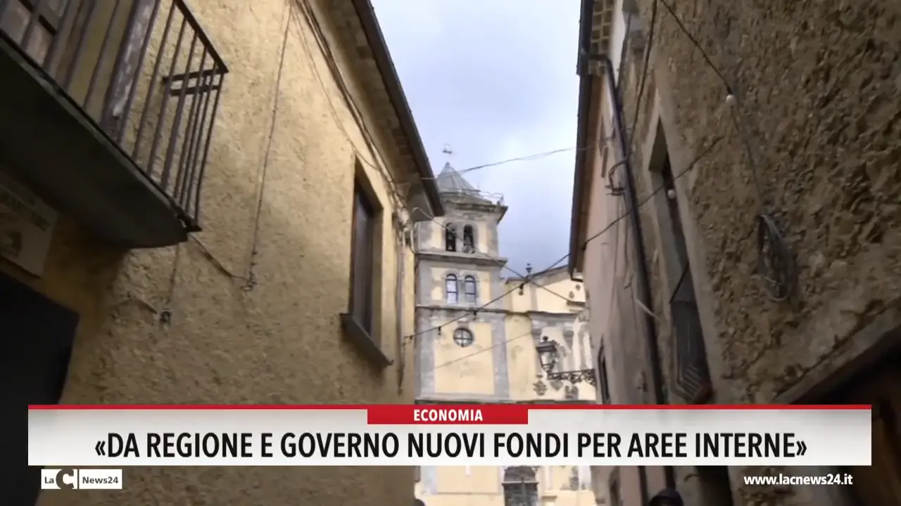 Da Regione e Governo nuovi fondi per aree interne