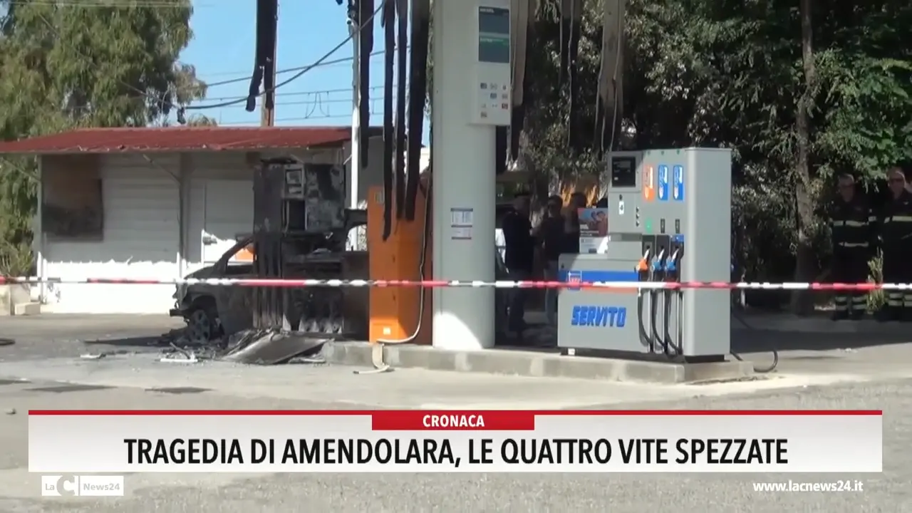 Tragedia di Amendolara, le quattro vite spezzate