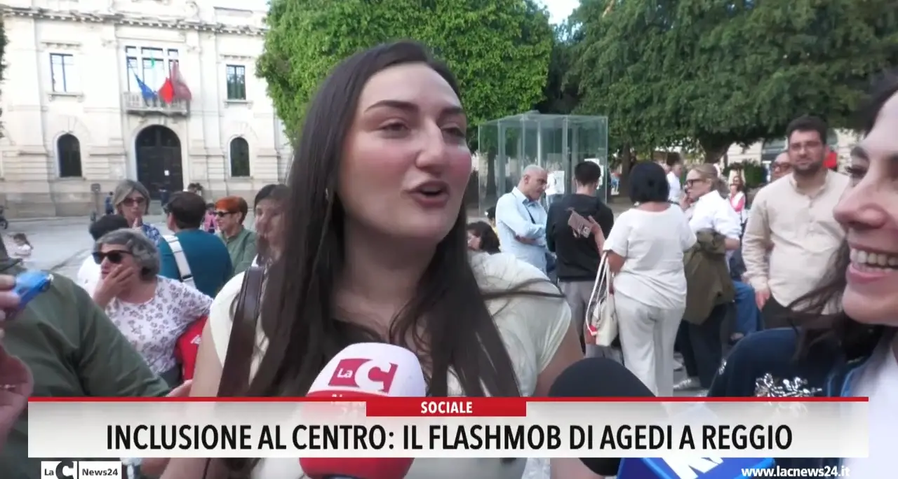 Inclusione al centro: il flashmob di Agedi a Reggio