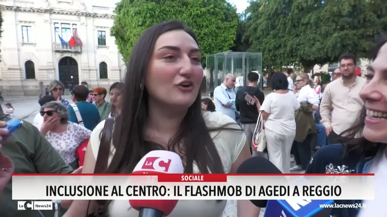 Inclusione al centro: il flashmob di Agedi a Reggio