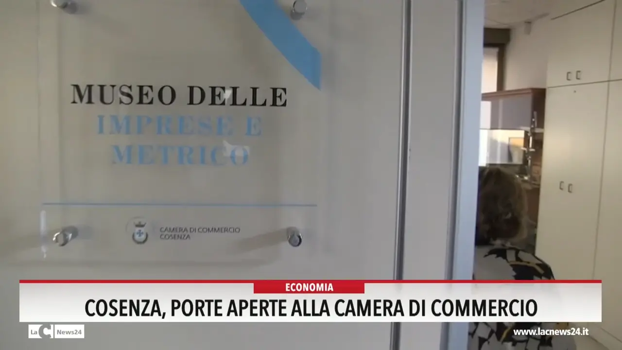 Cosenza, porte aperte alla Camera di commercio