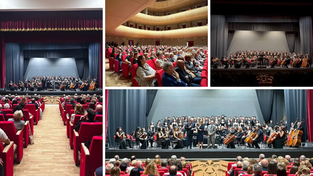 Vibo, successo per il concerto del 2 giugno al Teatro comunale: protagonisti il Coro polifonico e l’Orchestra sinfonica del Conservatorio\n
