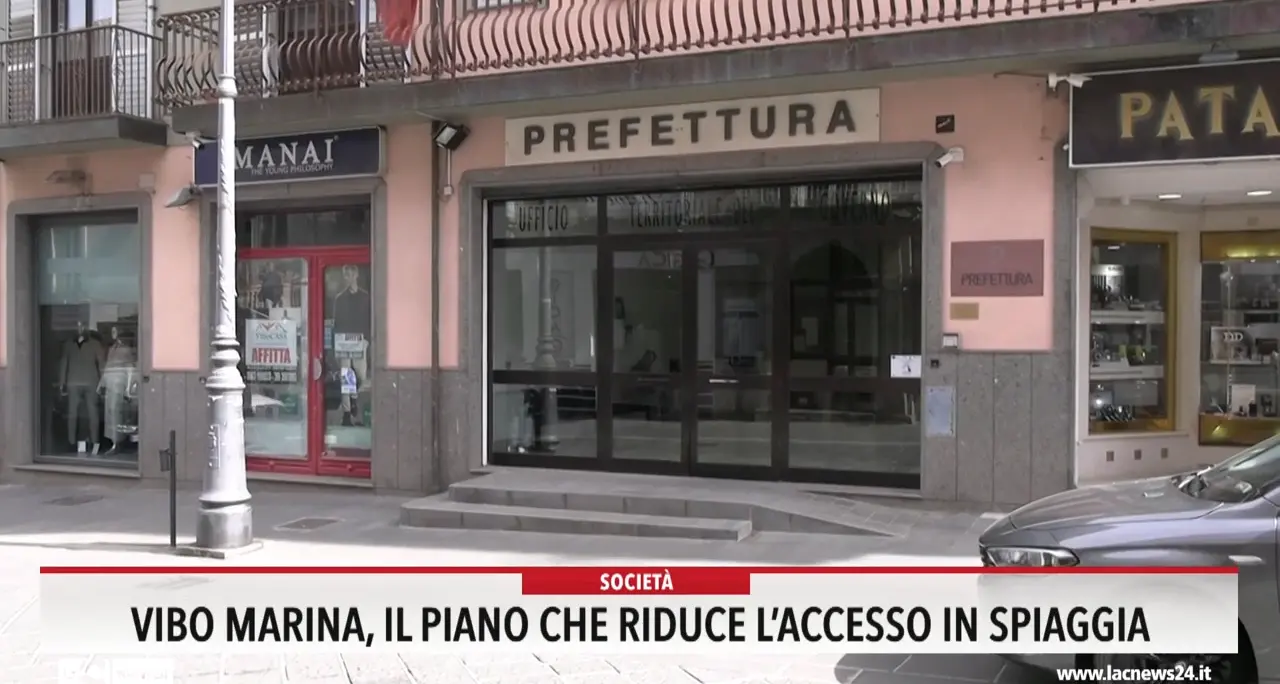 Vibo Marina, il piano che riduce l'accesso in spiaggia
