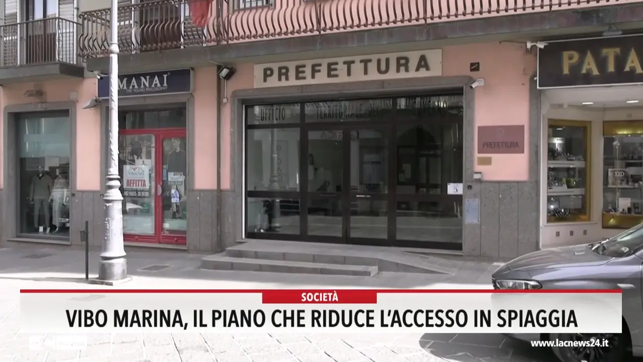 Vibo Marina, il piano che riduce l'accesso in spiaggia