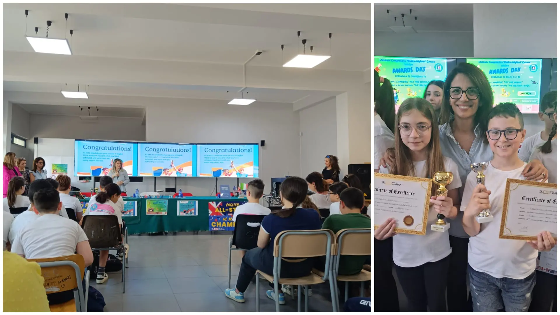 L’I.C Radice Alighieri di Catona celebra l’eccellenza linguistica: consegnate le certificazioni Cambridge e premiati i protagonisti del “The Big Challenge”\n