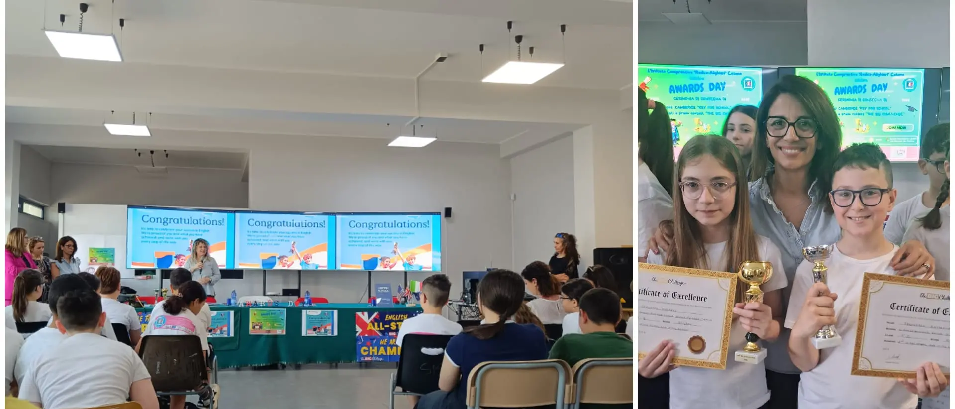 L’I.C Radice Alighieri di Catona celebra l’eccellenza linguistica: consegnate le certificazioni Cambridge e premiati i protagonisti del “The Big Challenge”\n