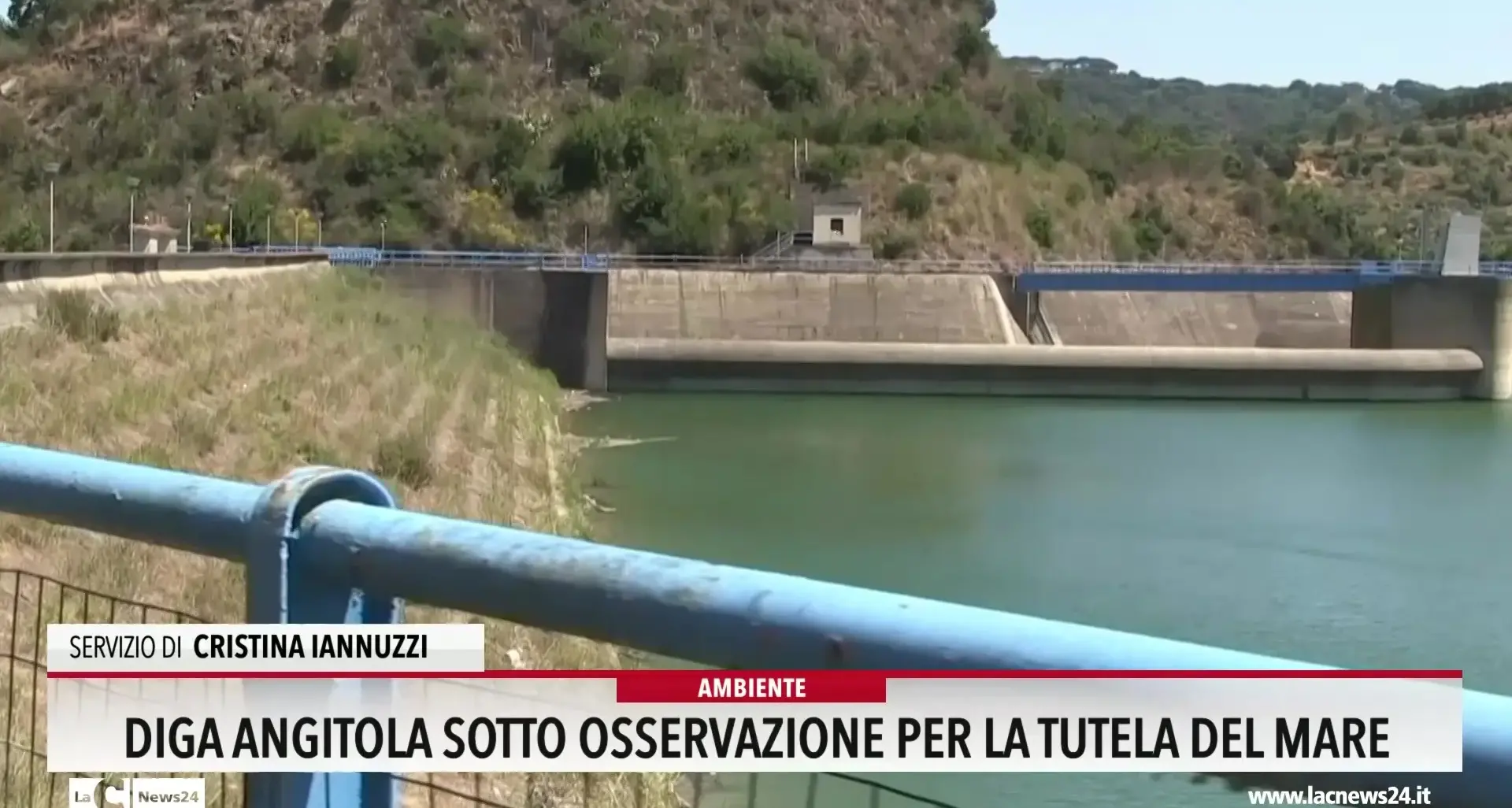 Diga Angitola sotto osservazione per la tutela del mare
