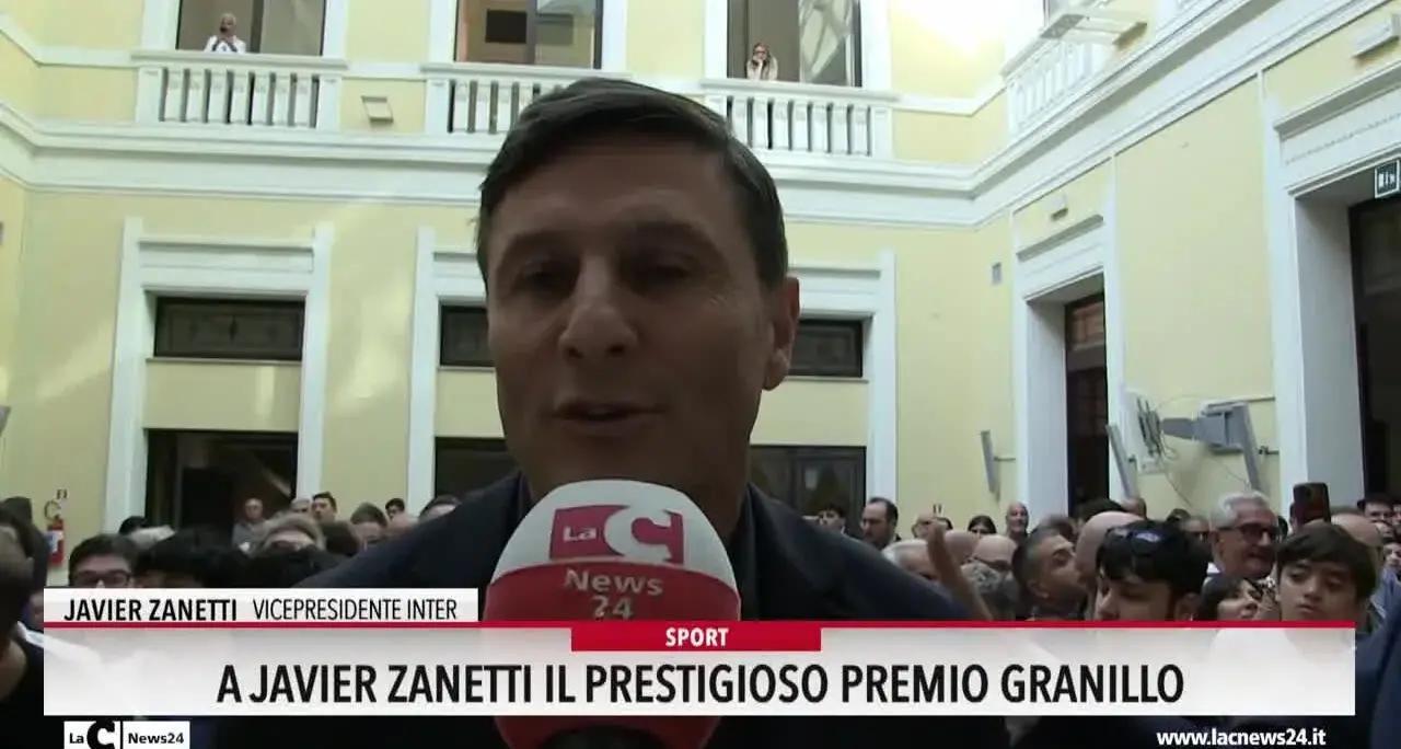A Javier Zanetti il prestigioso premio Granillo