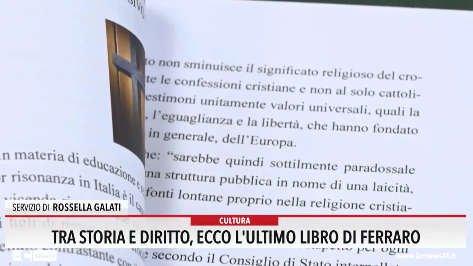 Tra storia e diritto, ecco l'ultimo libro di Ferraro