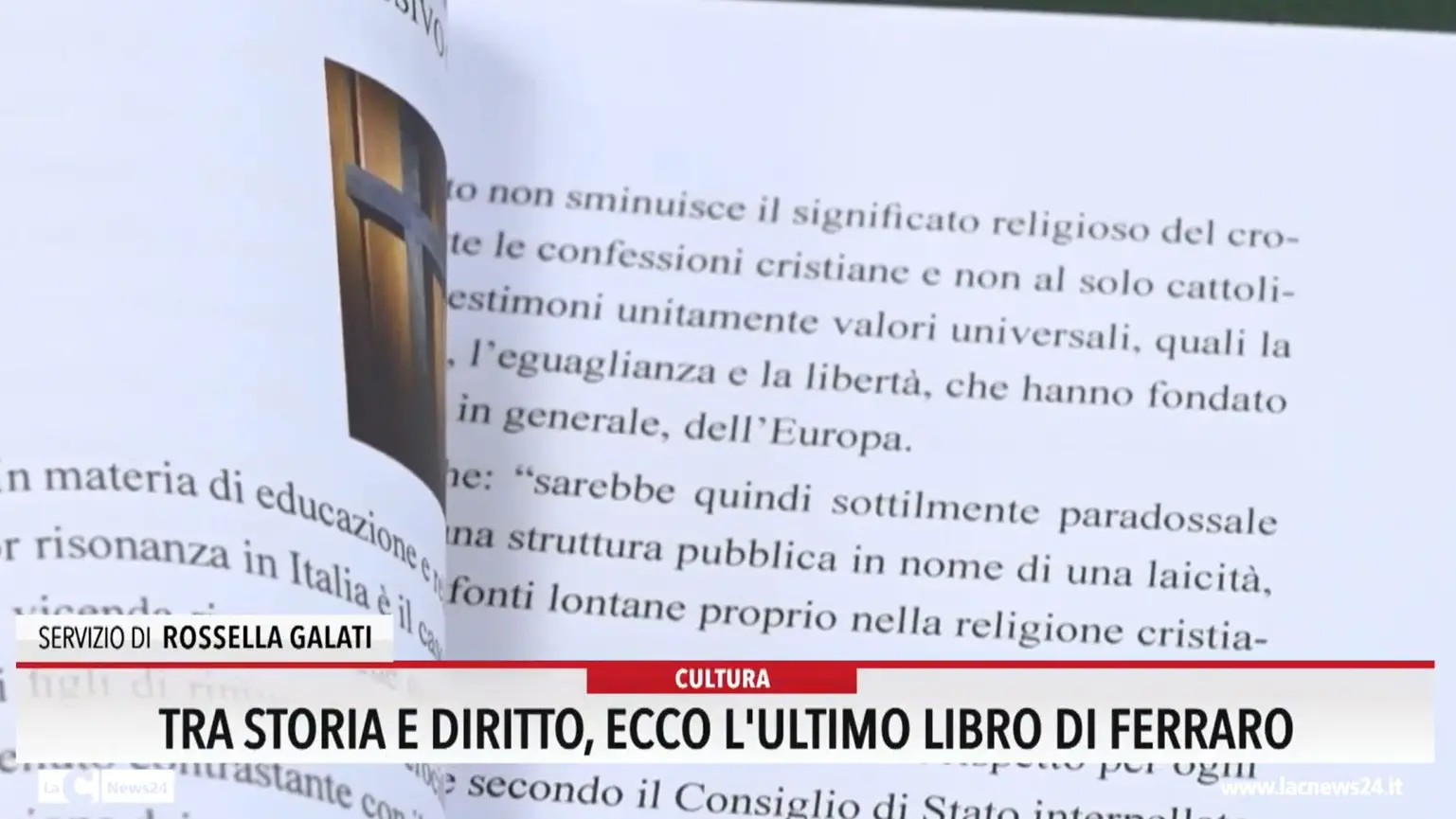 Tra storia e diritto, ecco l'ultimo libro di Ferraro