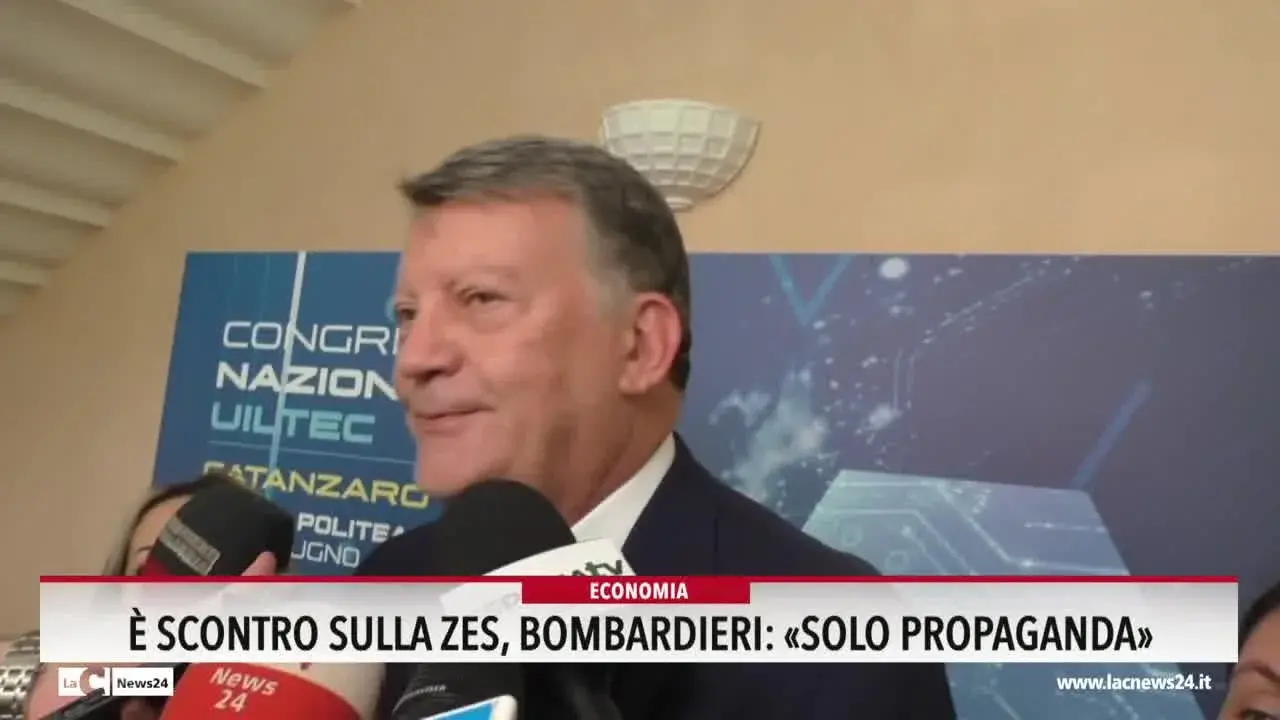 E scontro sulla zes, Bombardieri: \"Solo propaganda\"