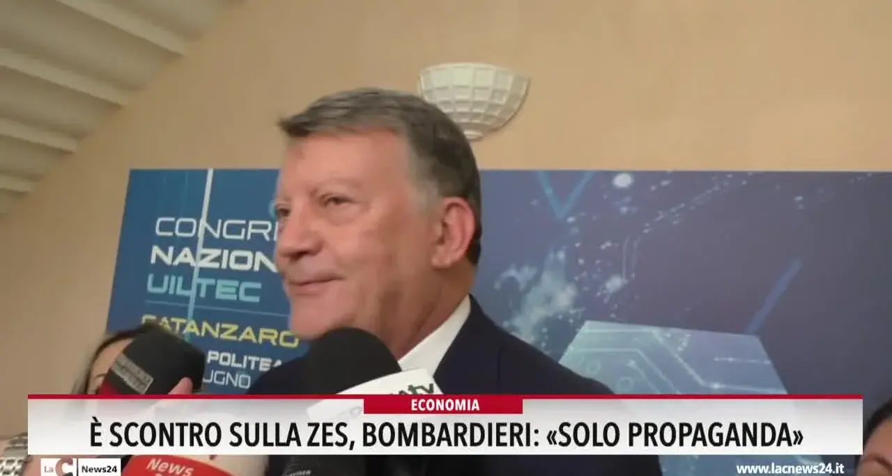 È scontro sulla Zes, Bombardieri: \"Solo propaganda\"
