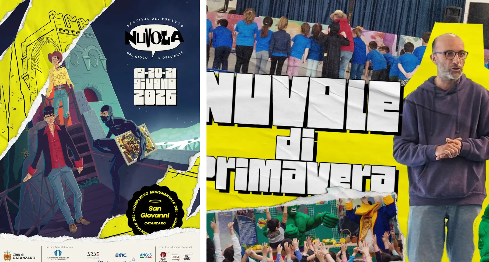 Nuvola Comics, a Catanzaro torna il festival del fumetto: incontri con gli autori, giochi e laboratori con i ragazzi\n