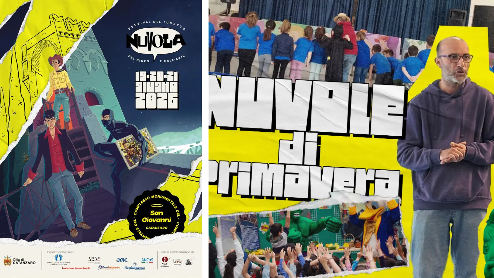 Nuvola Comics, a Catanzaro torna il festival del fumetto: incontri con gli autori, giochi e laboratori con i ragazzi\n