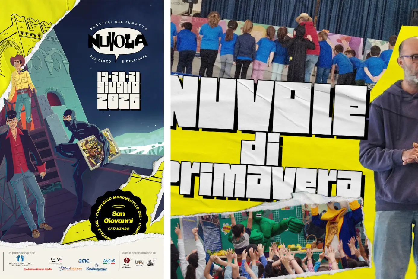 Nuvola Comics, a Catanzaro torna il festival del fumetto: incontri con gli autori, giochi e laboratori con i ragazzi\n