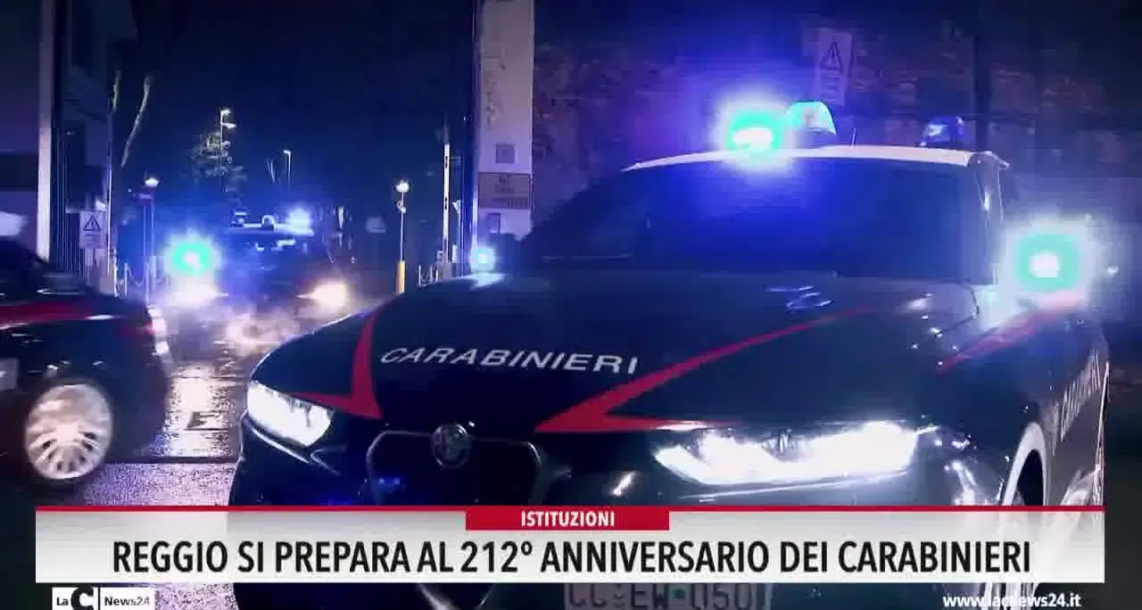 Reggio si prepara al 212 ° anniversario dei carabinieri