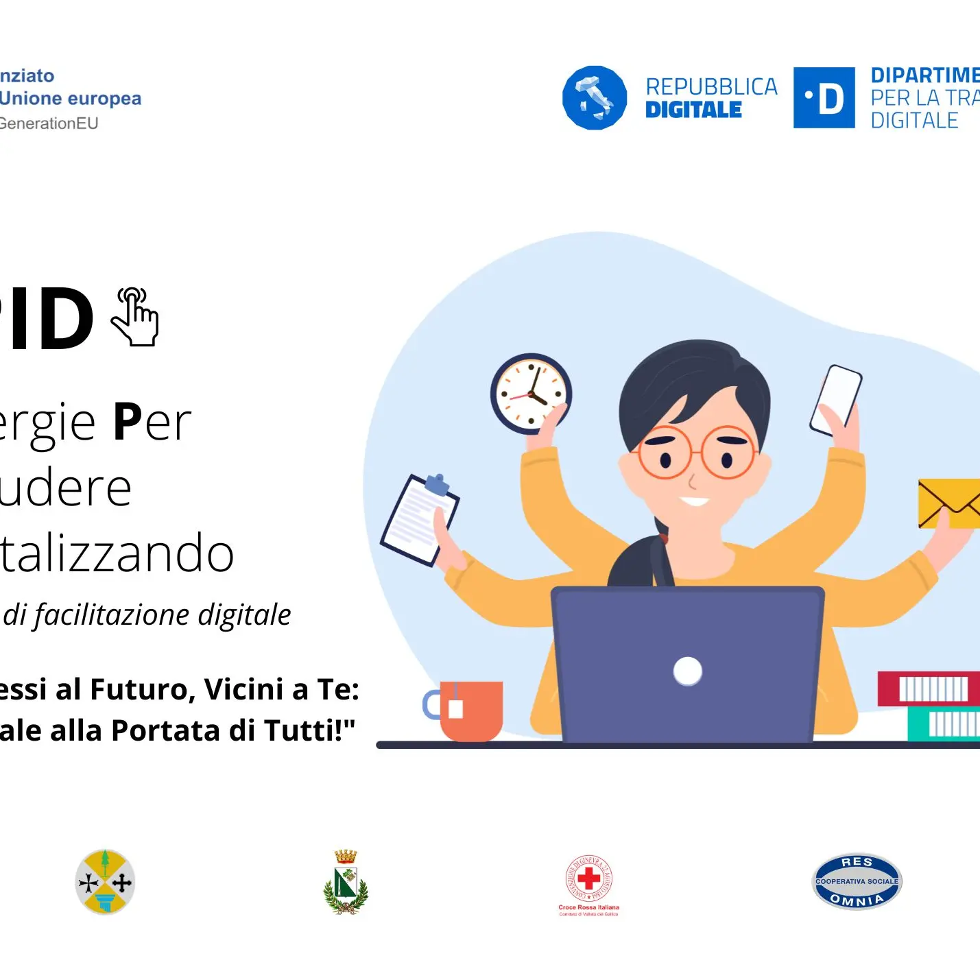 Digitale e solidarietà: il successo del progetto S.p.I.D.\u00A0contro il divario digitale nell'area metropolitana\n