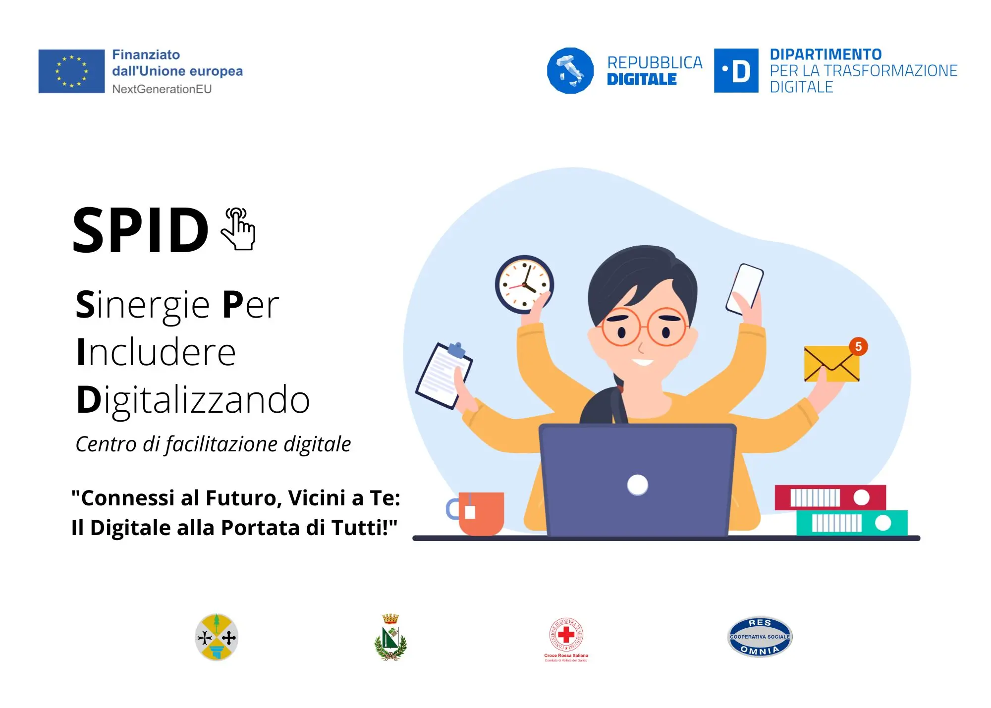 Digitale e solidarietà: il successo del progetto S.p.I.D.\u00A0contro il divario digitale nell'area metropolitana\n