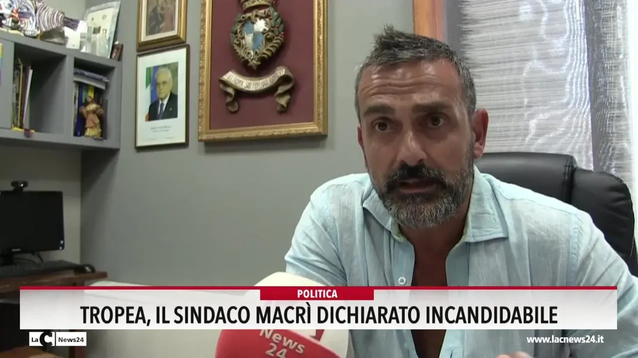 Tropea, il sindaco Macrì dichiarato incandidabile