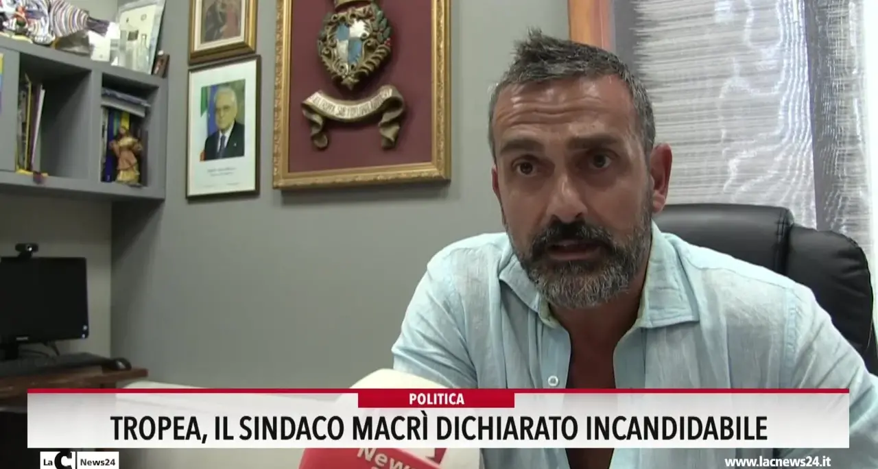 Tropea, il sindaco Macrì dichiarato incandidabile