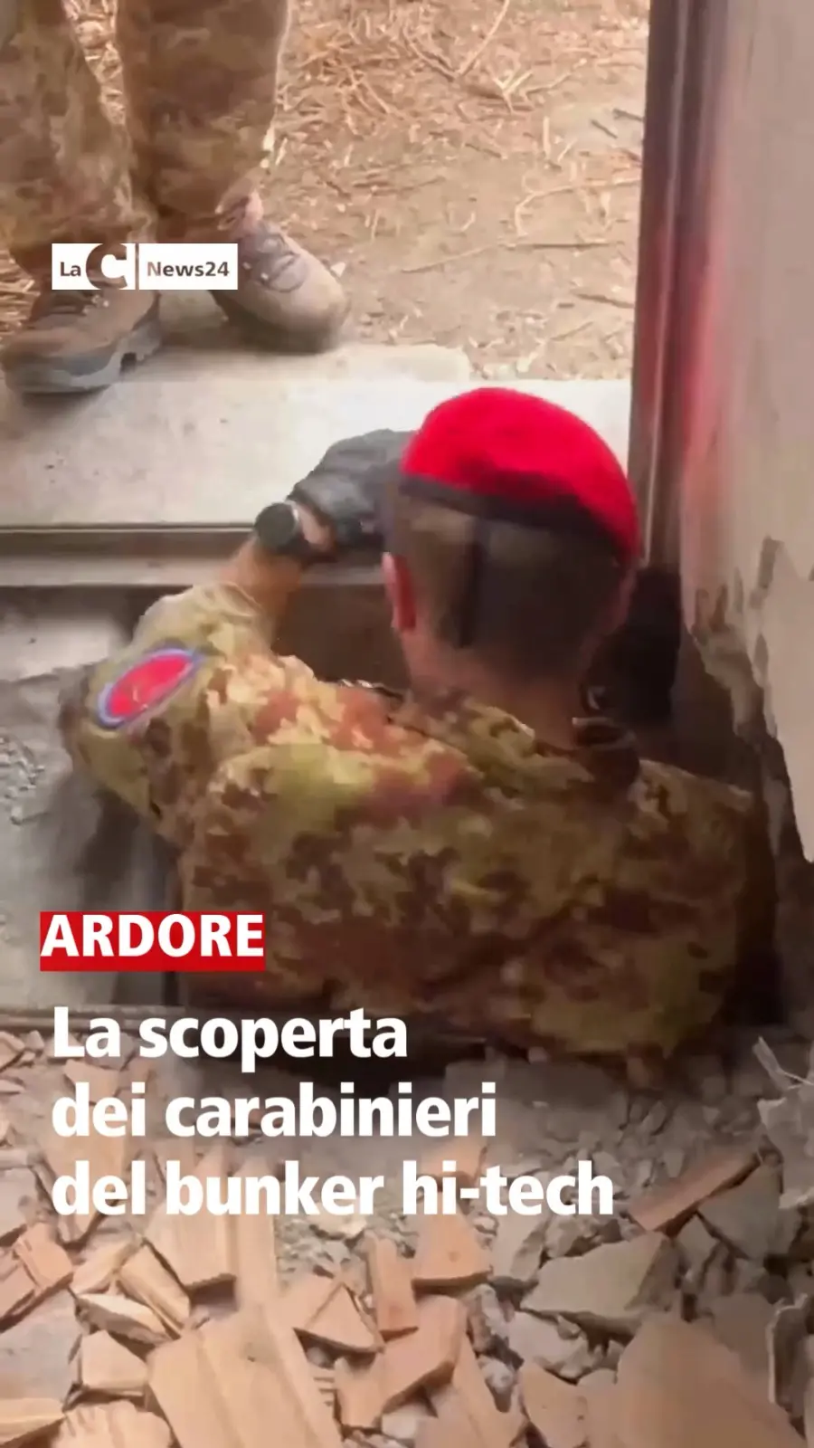 Il bunker supertecnologico scoperto dai Carabinieri