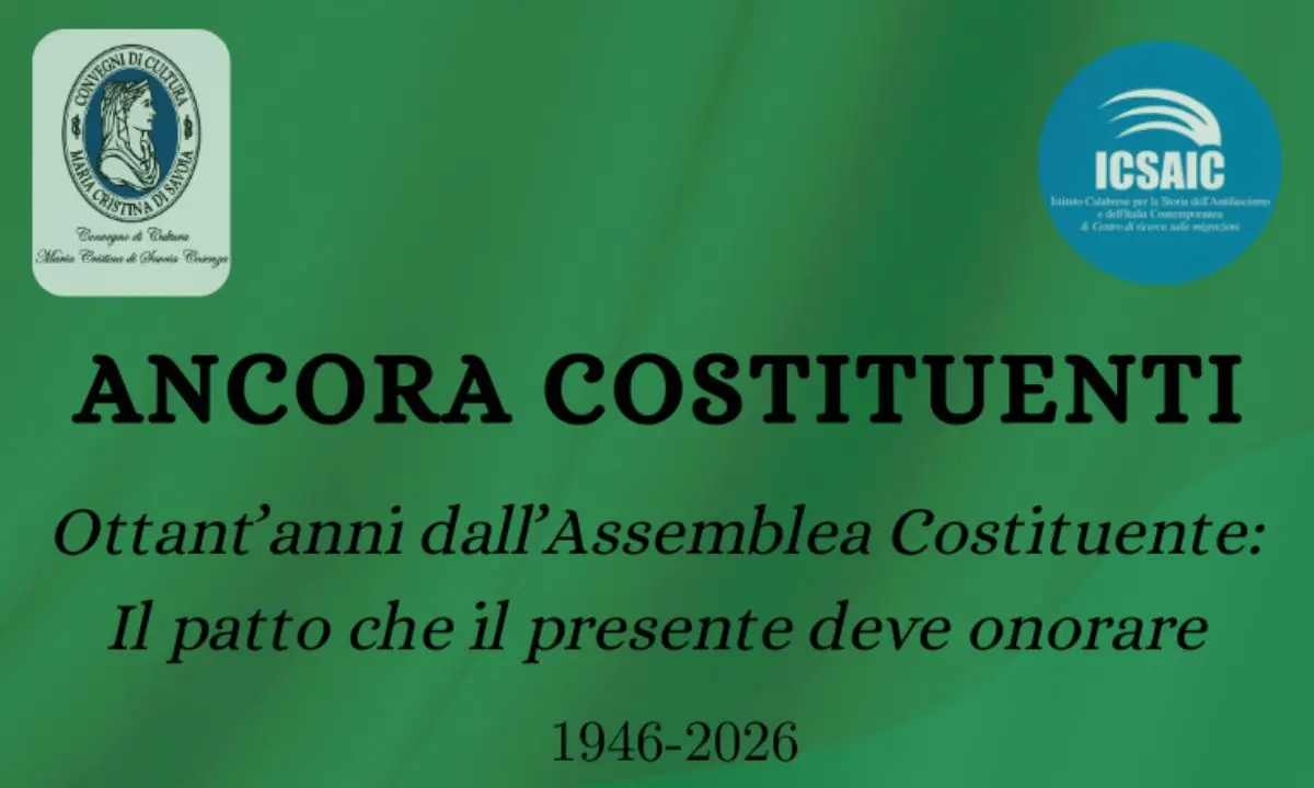 Ancora Costituenti, a Cosenza il convegno sugli 80 anni dell’Assemblea italiana\n