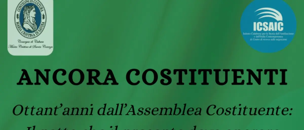 Ancora Costituenti, a Cosenza il convegno sugli 80 anni dell’Assemblea italiana\n