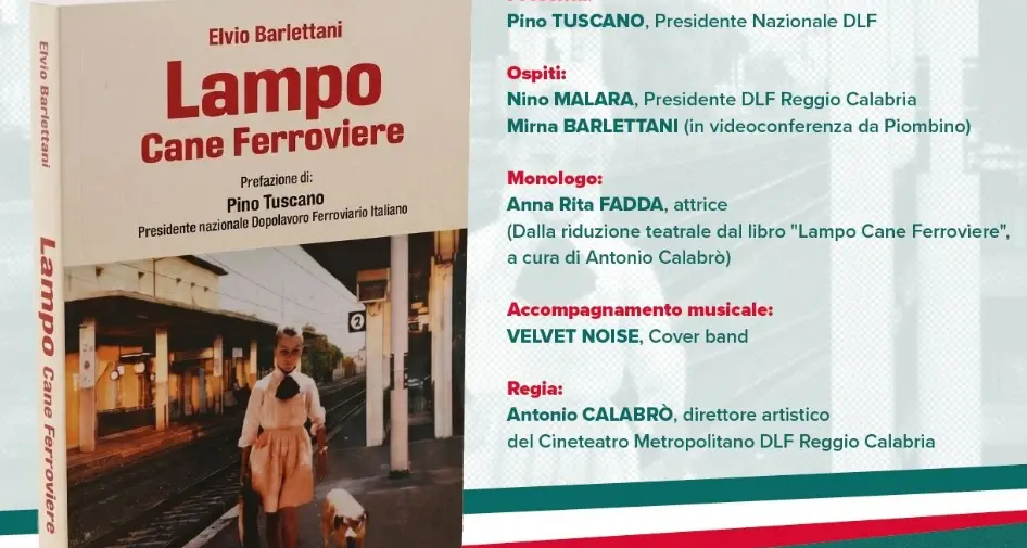 Lampo torna a viaggiare: a Reggio Calabria rivive la storia del leggendario cane ferroviere\n