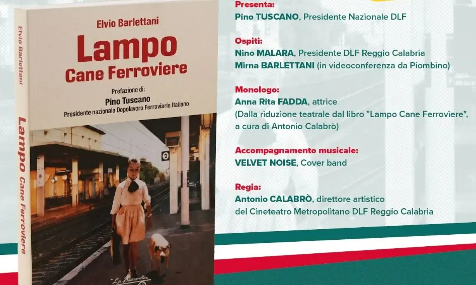 Lampo torna a viaggiare: a Reggio Calabria rivive la storia del leggendario cane ferroviere\n