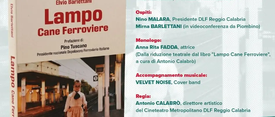 Lampo torna a viaggiare: a Reggio Calabria rivive la storia del leggendario cane ferroviere\n